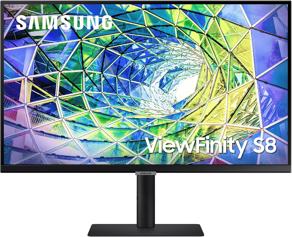 Samsung 27” S80UA 4K UHD IPS HDR10 High Resolution Monitor, USB-C, Eye Saver Mode, Eco Saving Plus, LS27A804UJNXGO, 2025, 3 Year Warranty