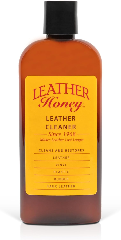 Leather Honey Leather Cleaner: Non-Toxic Leather Care Made in the USA Since 1968. Deep Cleans Leather, Faux & Vinyl