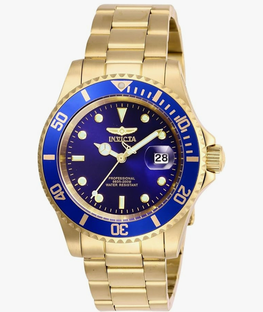 Invicta Men's Pro Diver Quartz Watch with Stainless Steel Strap