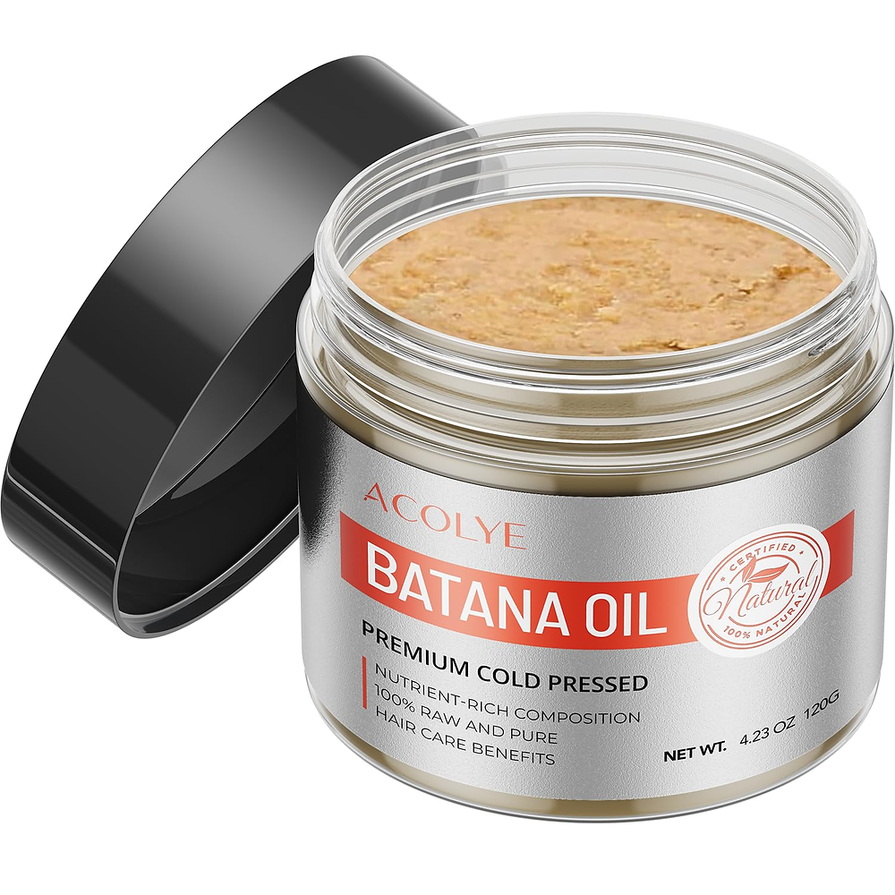 Batana Oil for Hair Growth: 100% Pure 4oz Batana from Honduras for Thick and Strong Natural Hair