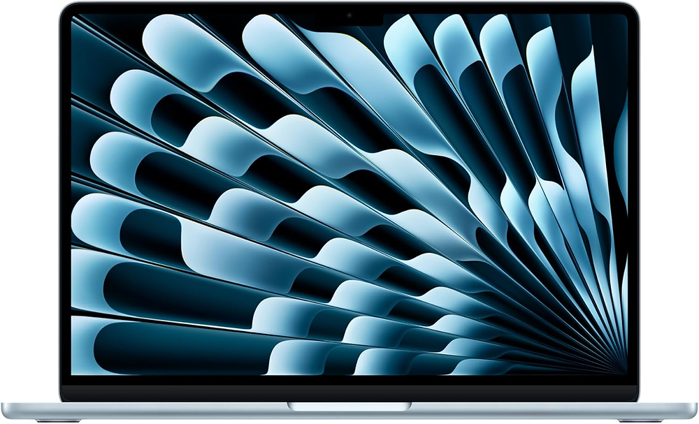 Built for Apple Intelligence, 13.6-inch Liquid Retina Display, 16GB Unified Memory, 256GB SSD Storage, 12MP Center Stage Camera, Touch ID; Sky Blue